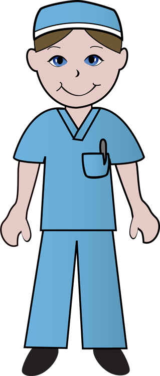 Male Nursing Clip Art