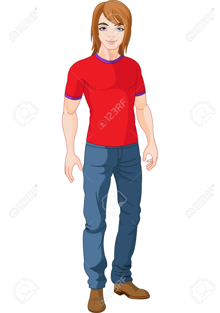 Clipart Of Young Man