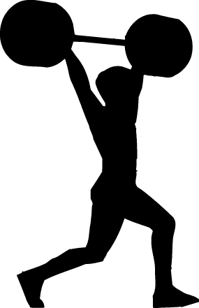 Man Lifting Weights Clipart Weight Lifting Clipart