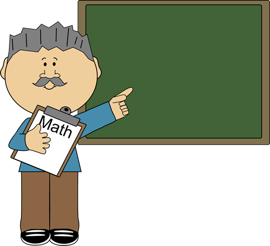 Man Math Teacher Clip Art