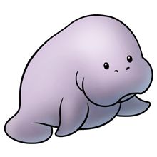 Manatee, Sea Cow clipart pict