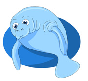 Manatee Clipart Size: 78 Kb From: Marine Life Clipart