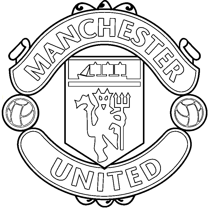 manchester united logo clipart
