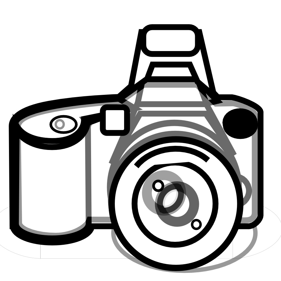 mansion clipart black and whi - Clip Art Camera