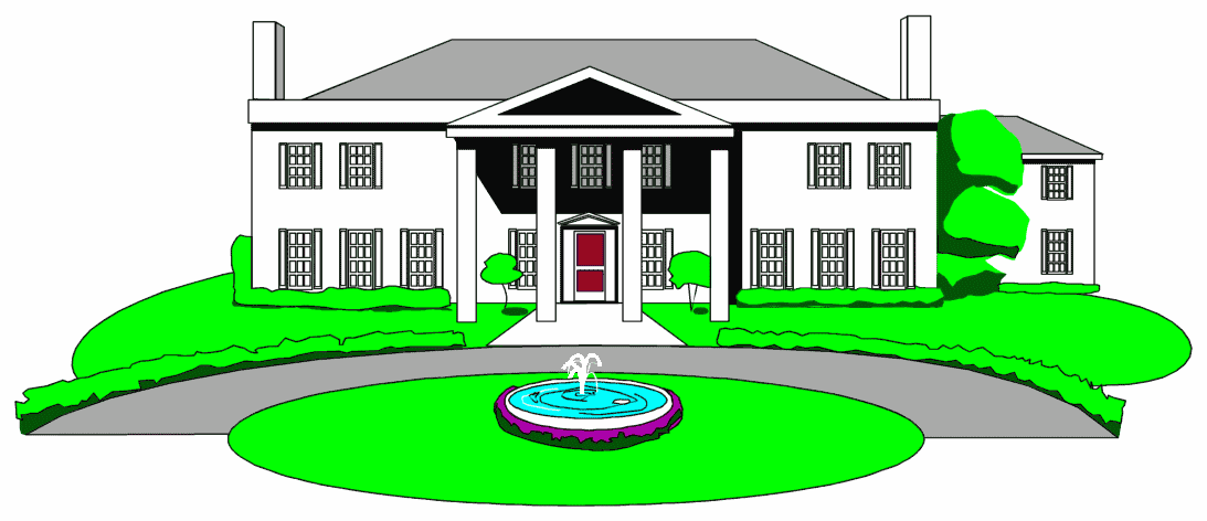 mansion clipart - Mansion Clipart