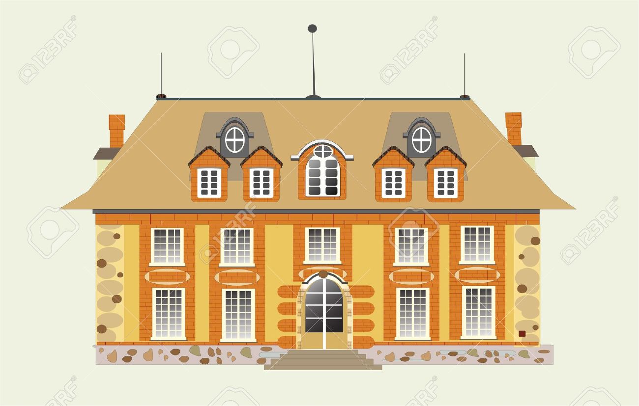 mansion: house vector - Mansion Clipart