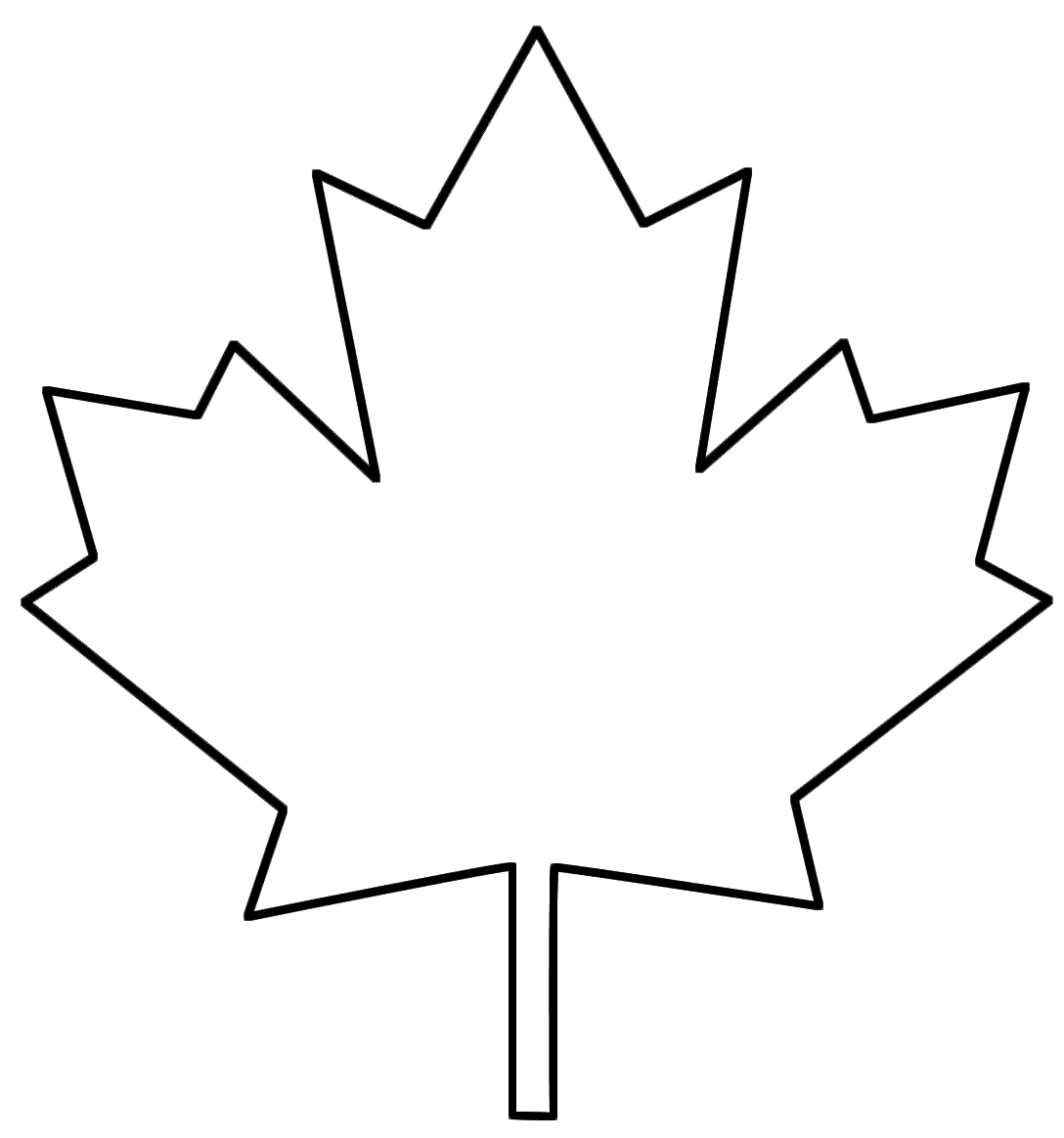 Maple Leaf Clipart Black And White Clipart Panda Free Clipart