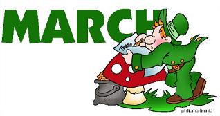 March and leprechauns
