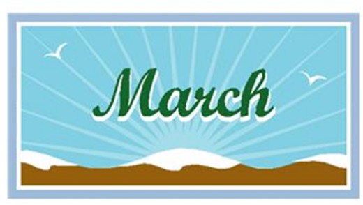month of march clip art