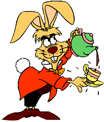 March Hare, Mad Hatter and Dormouse Clipart from Disneys Alice in 400 x 470