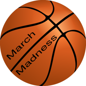 March Madness Basketball Clip - March Madness Clipart