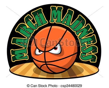 ... March Madness - Vector illustration of a March Madness logo.