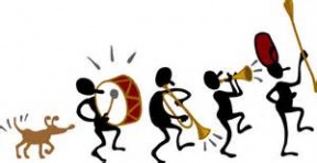 Marching Drumline Clipart