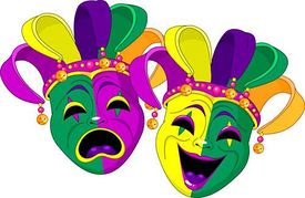 Mardi Gras mask Royalty Free 