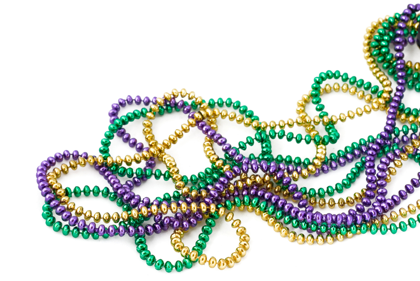 Mardi Gras Beads Clip Art Mar - Mardi Gras Beads Clip Art