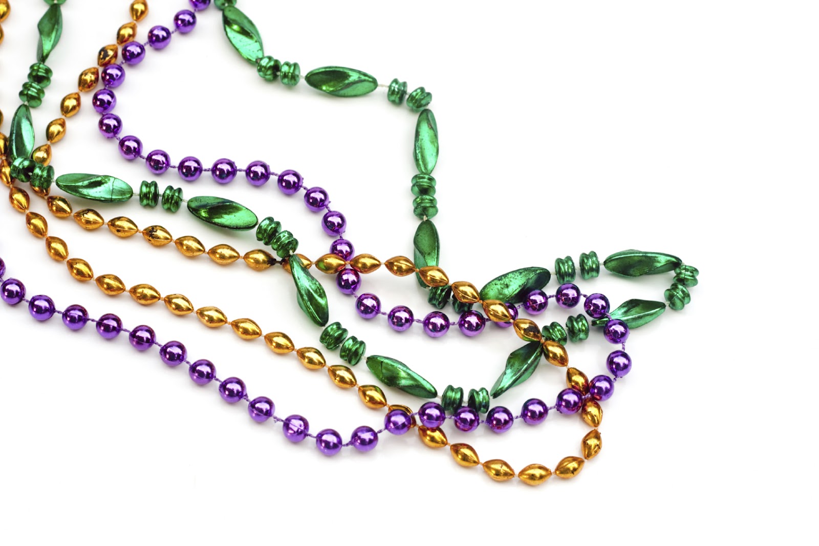 Mardi Gras Beads Stock Illust