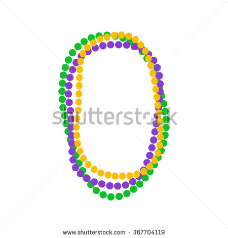 Mardi Gras beads. vector illu - Mardi Gras Beads Clip Art