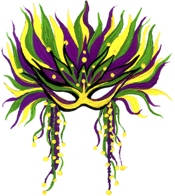 Mardi Gras Clip Art. Mardi Gr - Mardi Gras Masks Clip Art