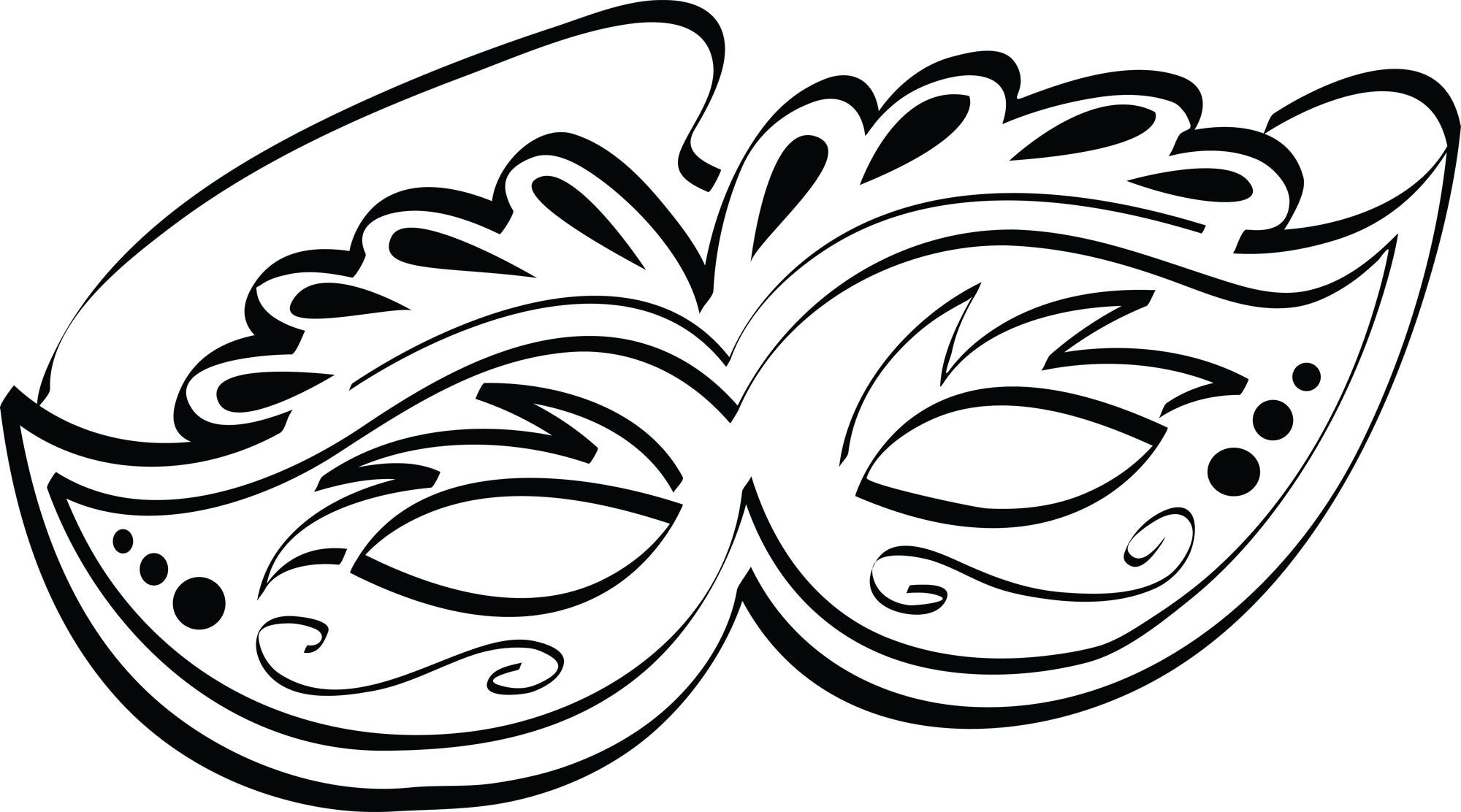 Mardi Gras Mask Carnival Kooz - Mardi Gras Mask Clip Art
