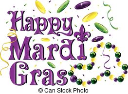 ... Mardi Gras text - Happy Mardi Gras