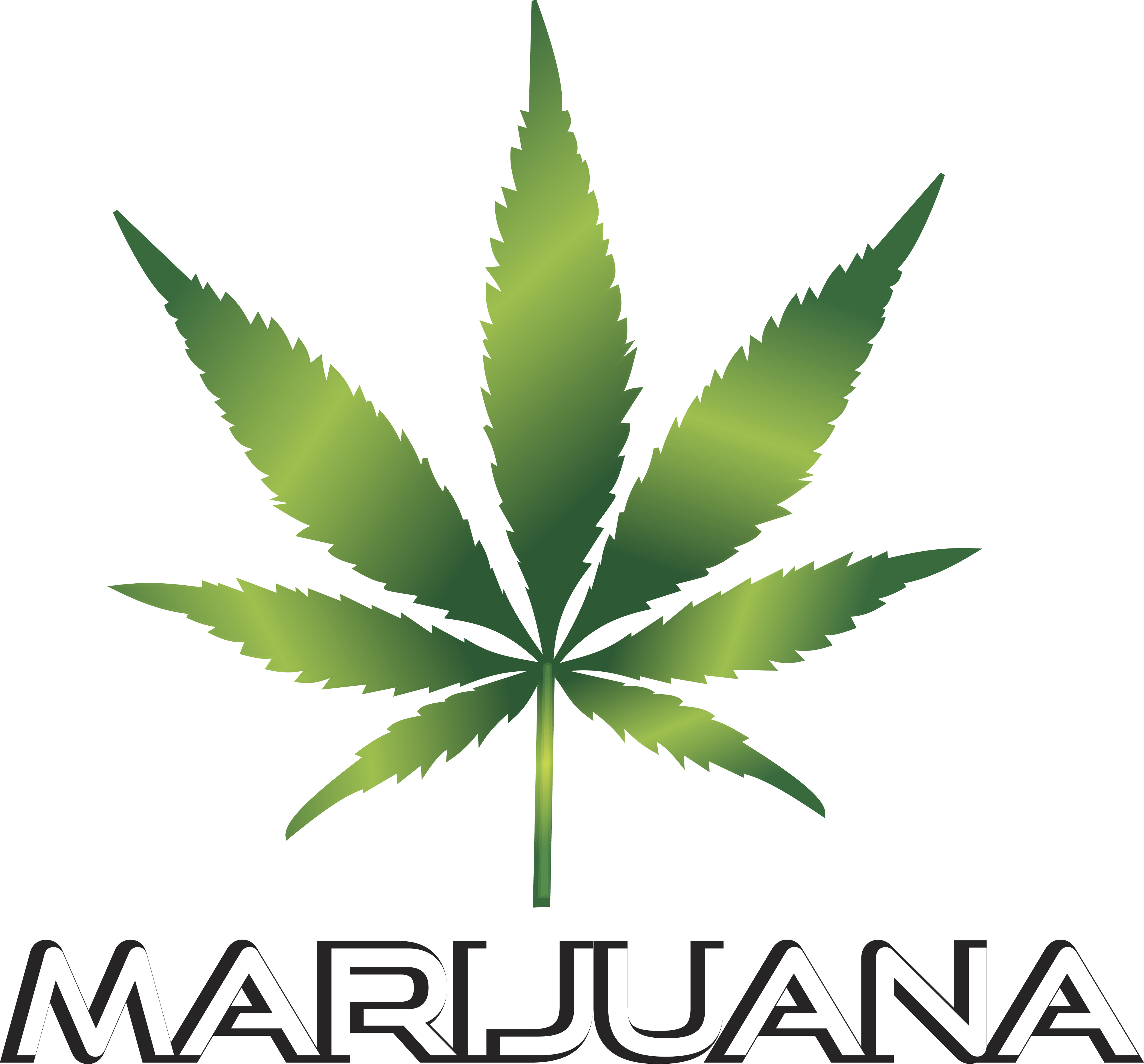 Free Clipart Of A marijuana leaf