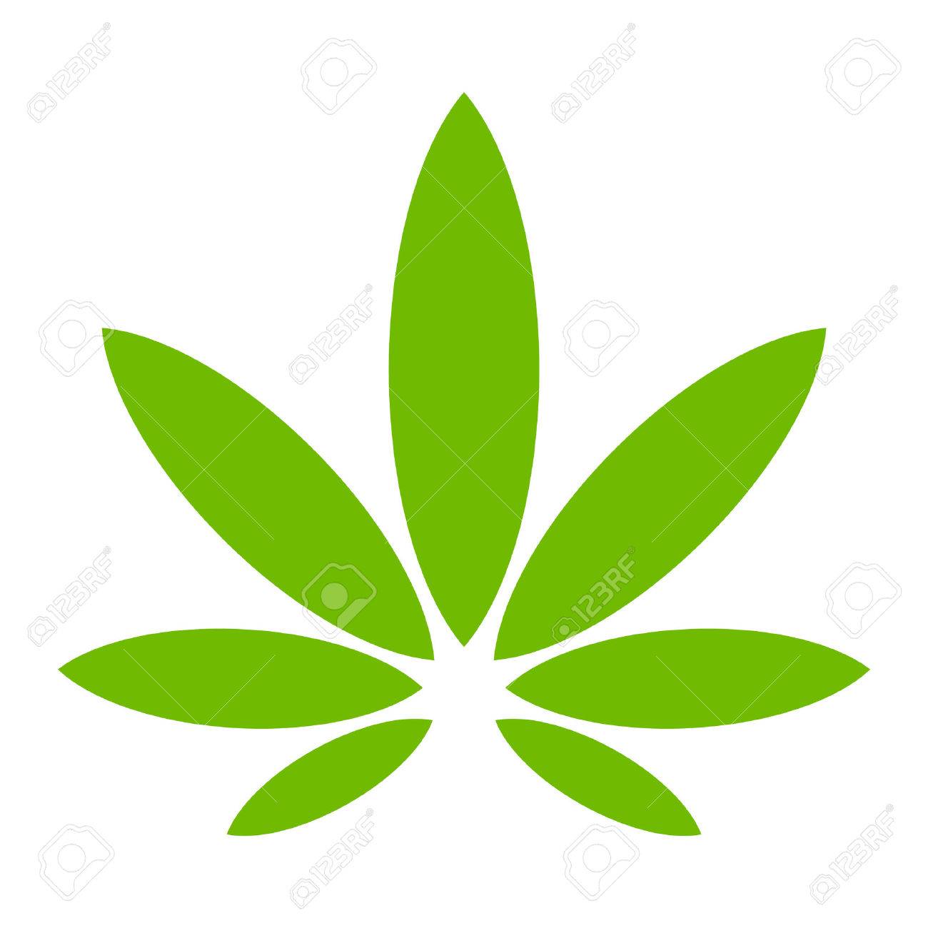 Marijuana Pot Weed Leaf Symbol