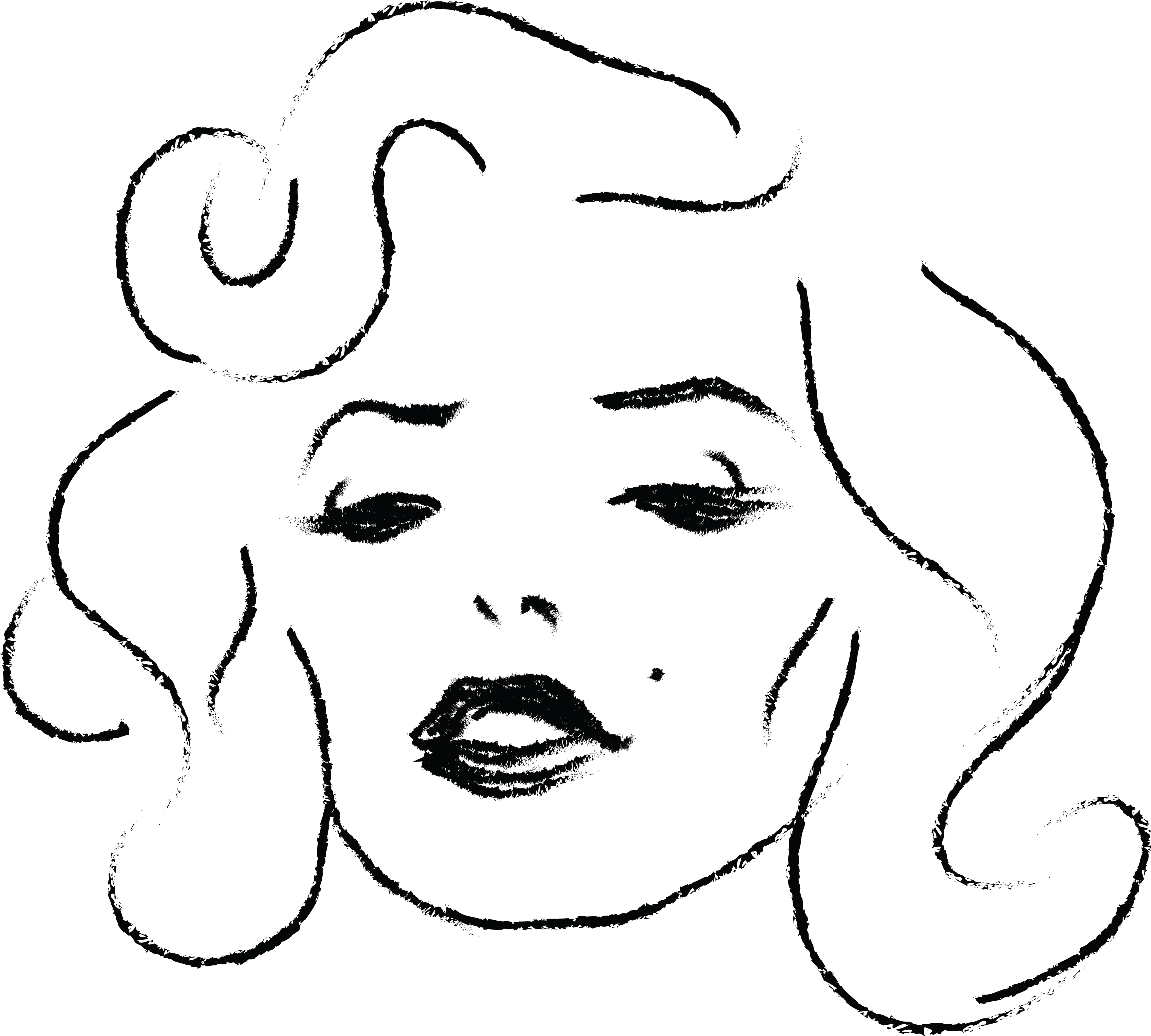 Free Clipart Of marilyn monroe #00011320 .