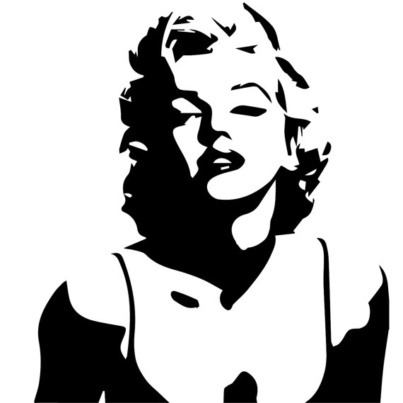 SVG Marilyn Silhouette file, Marilyn Monroe eps files, Actress, Movies,  Music, instant download, SVG file, cutting files from SVGFilesLab on Etsy  Studio