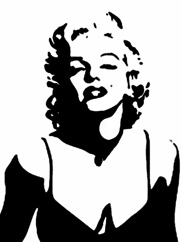 Marilyn Monroe Silhouette .