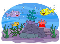 Cartoon Sea Animals Clipart S