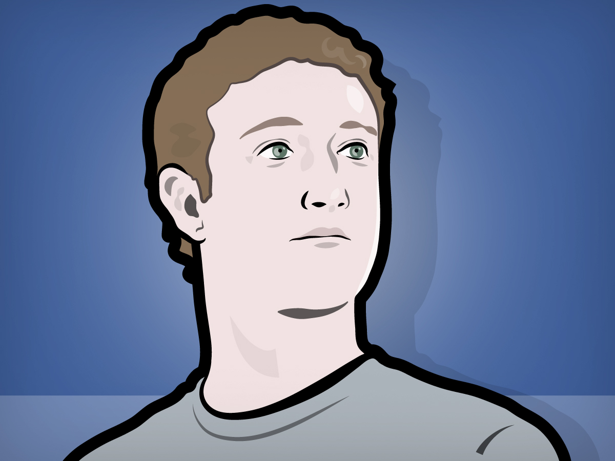 Mark Zuckerberg Portrait Cari