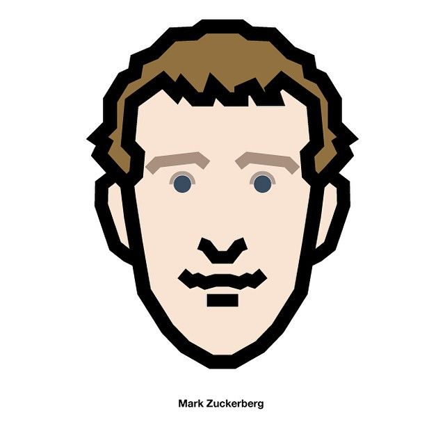 Картинки по запросу Mark Zuckerberg illustration flat