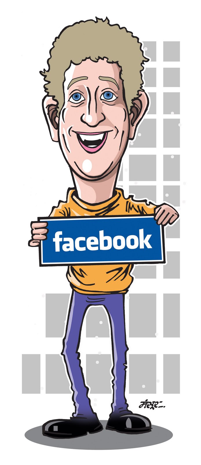 The Social Network adds Whats - Mark Zuckerberg Clipart