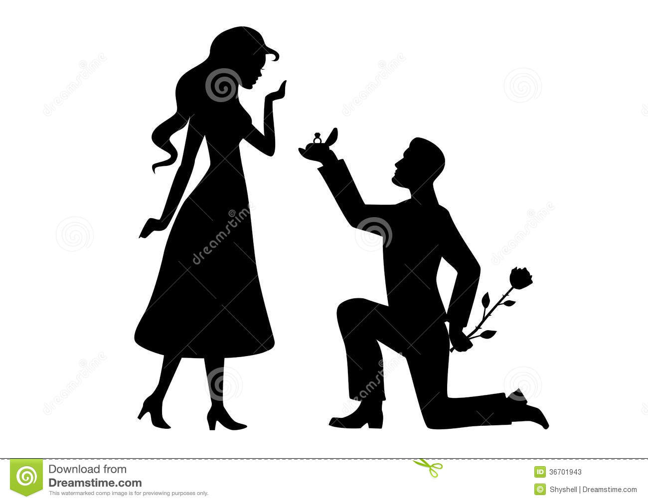 Marriage proposal Stock Photo - Proposal Clipart