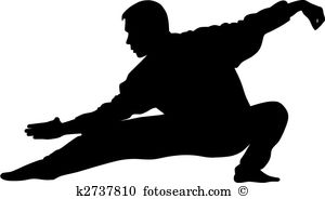 Martial Art - Tai Chi Clip Art