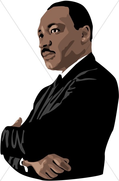 Martin Luther King Jr. Graphi - Mlk Clipart