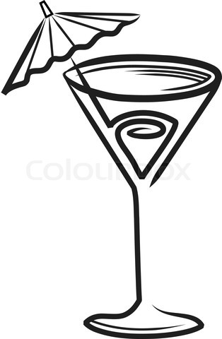 Martini glass clipart 8 free  - Cocktail Glass Clipart