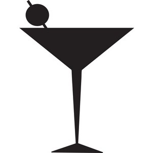 Martini glass cocktail glass  - Clipart Martini Glass