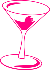 Pink Martini Glass To The Pic