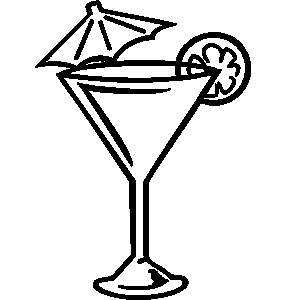 Martini glass martini clip art free clipart image