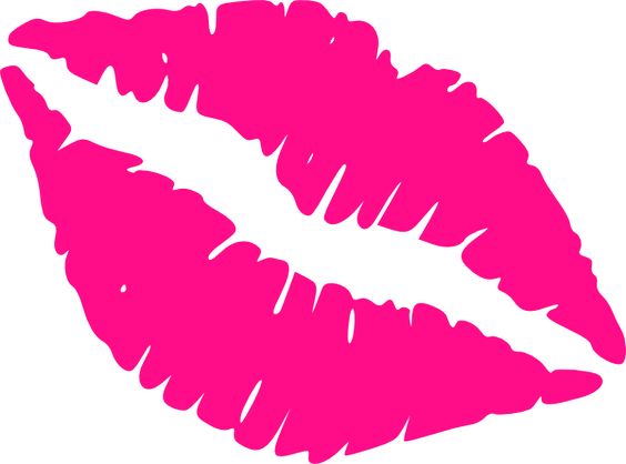Mary Kay Clip Art | hot pink lips clip art