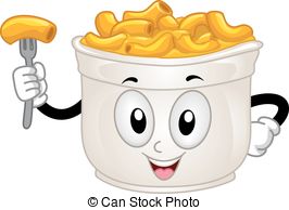 Mascot Mac And Cheese Mascot  - Macaroni And Cheese Clipart