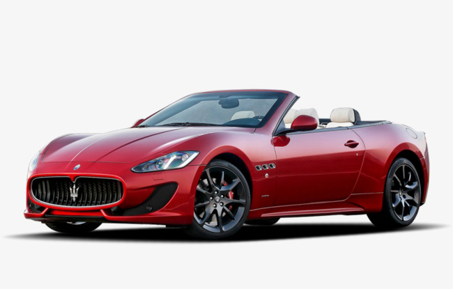 red convertible car, Maserati, Red, Convertible Car PNG Image and Clipart