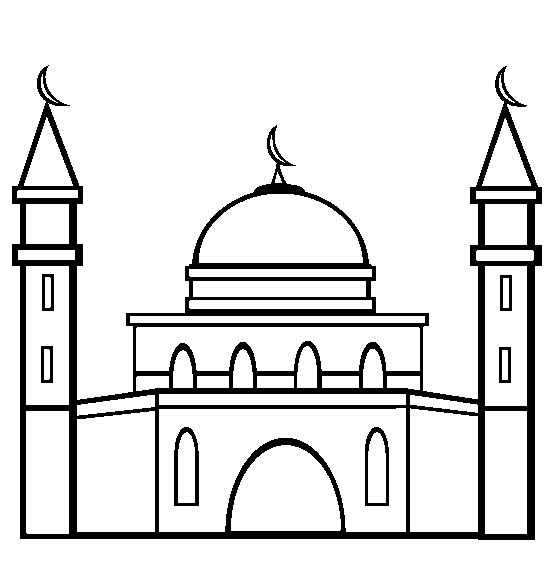 Masjid Black And White