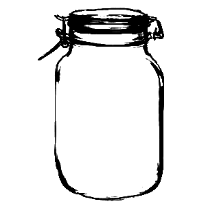Mason Jar 3 u0026middot; Pict - Mason Jar Clip Art