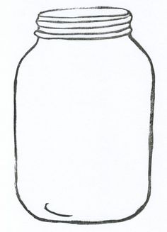 Mason jar with flowers clipar - Clip Art Mason Jar