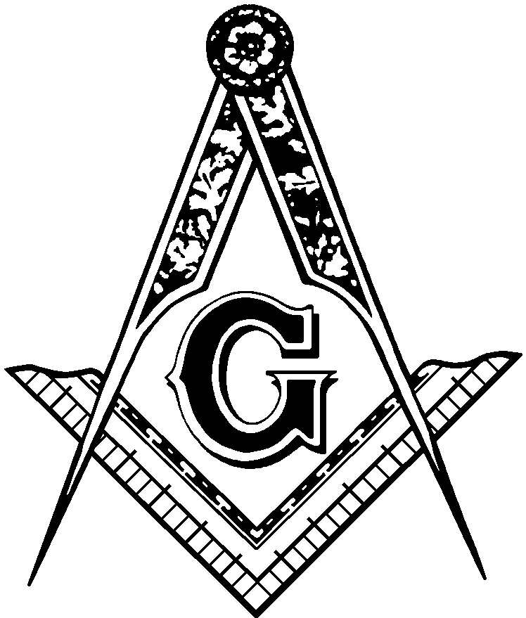 Masonic Clip Art and Freemason Symbols: Square u0026amp; Compasses
