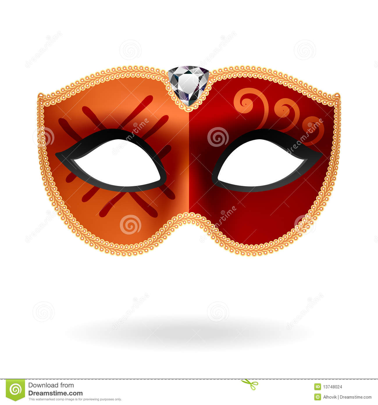 Masquerade Mask Stock Images