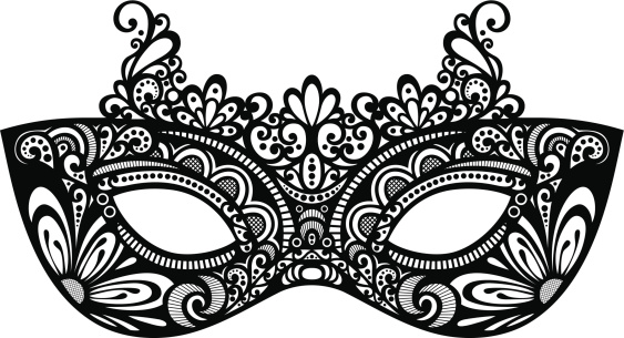 Mardi Gras Masks Clip Art 1