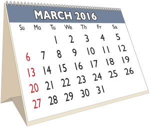 Match 2016 Table Calendar Clipart in PNG By PlayfulHub